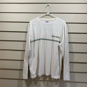 Tommy Bahama Longboards Long Sleeve Shirt. Nice stitching on back.